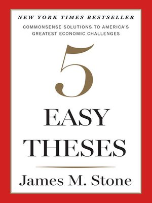 cover image of Five Easy Theses